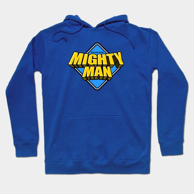 Mighty Man Logo Hoodie by spiderman1962